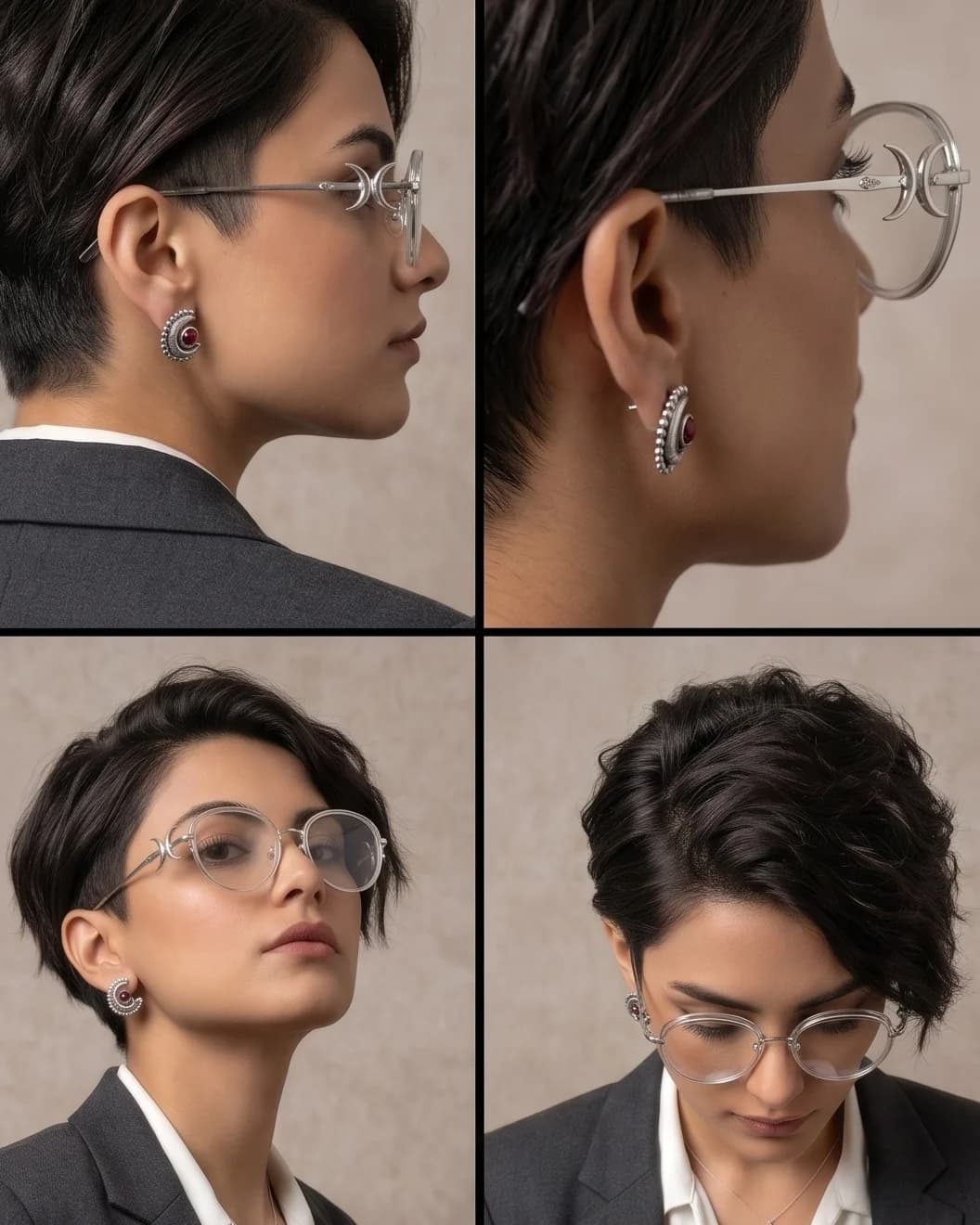 Oxidised Earrings