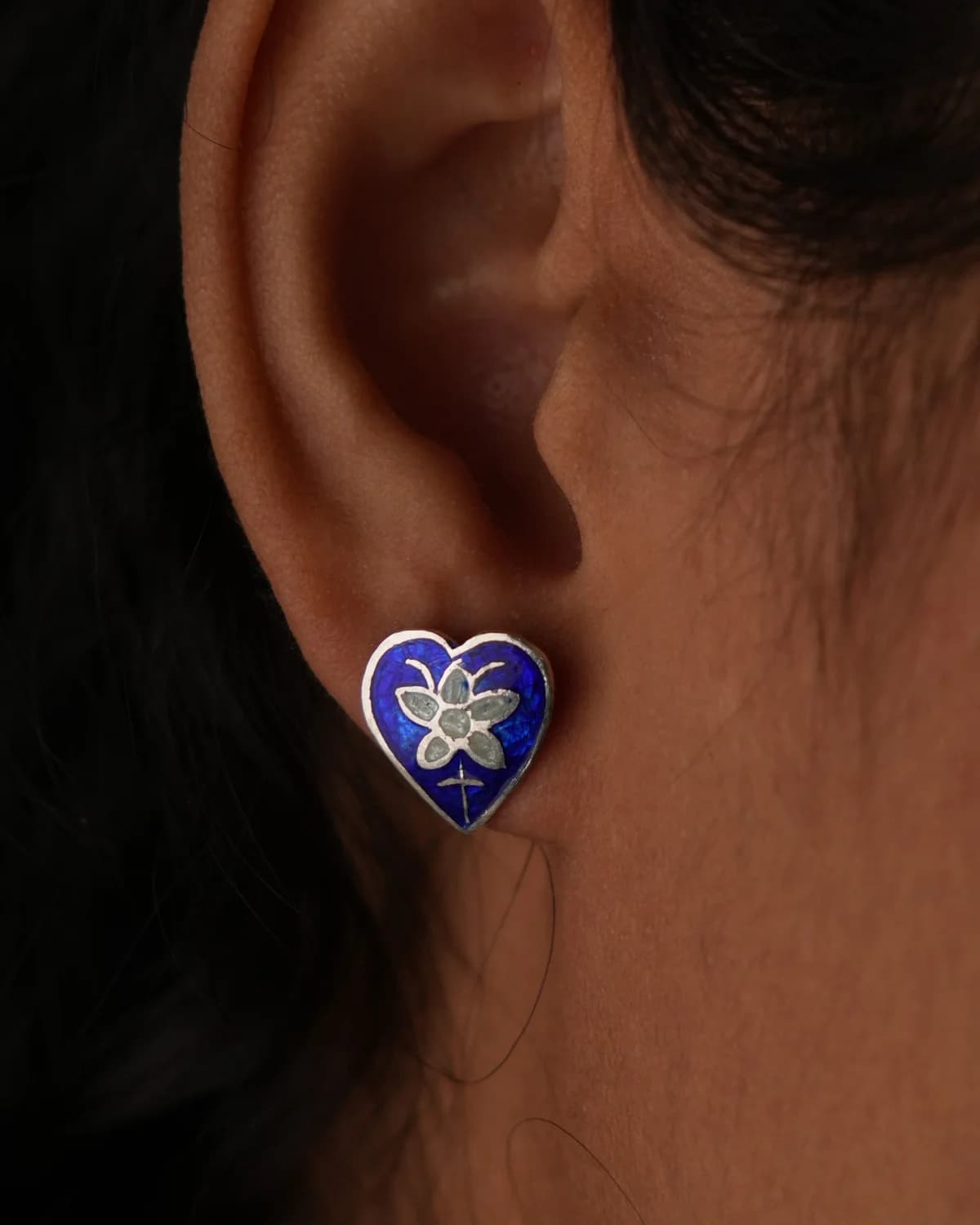 Ht Blue Heart With Blue Star