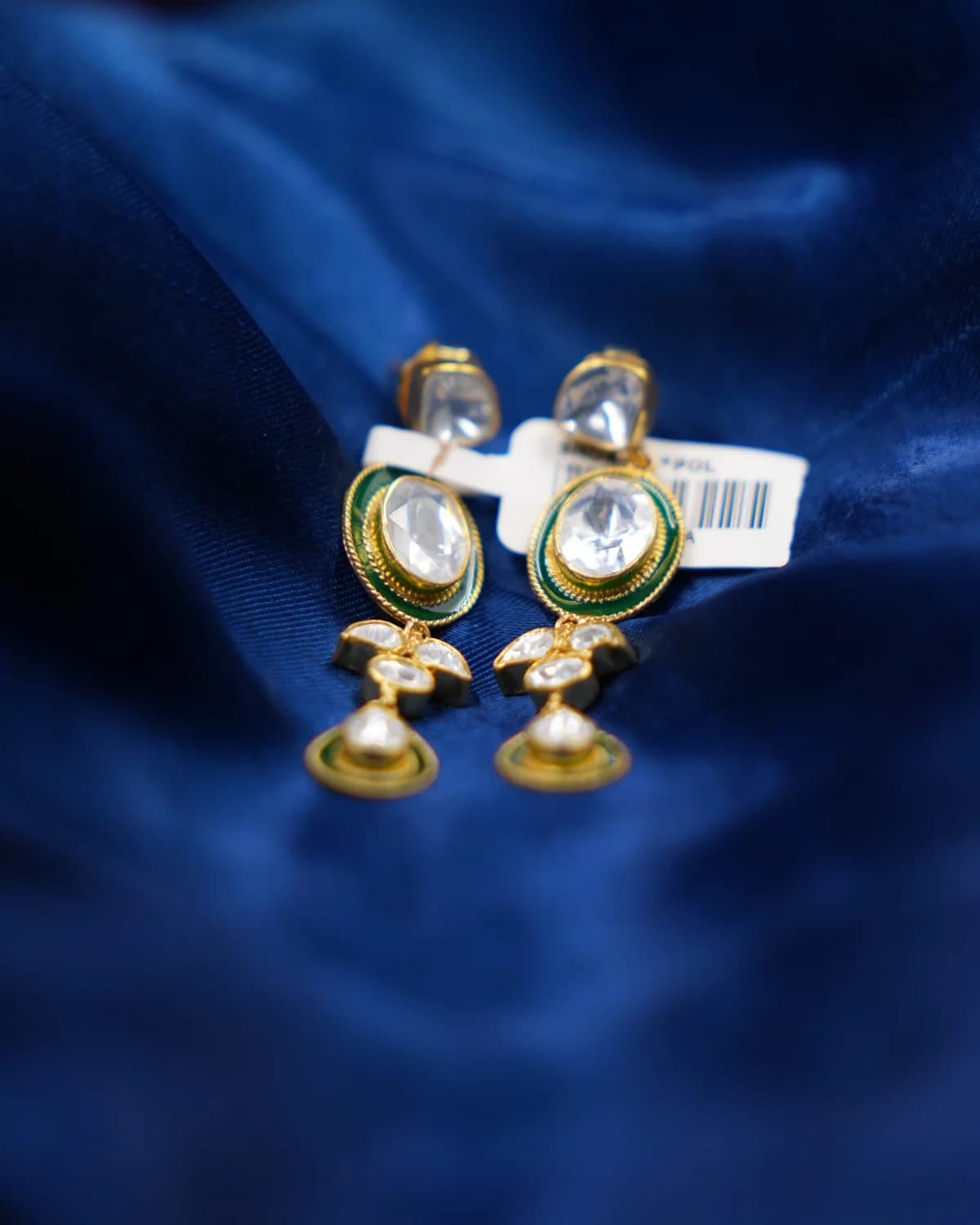 Enamel Moissanite Drops