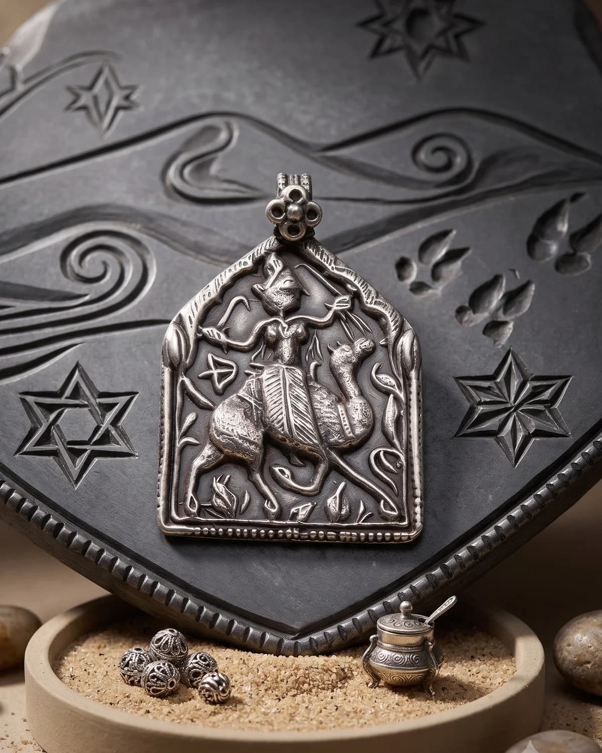 Lady on a camel