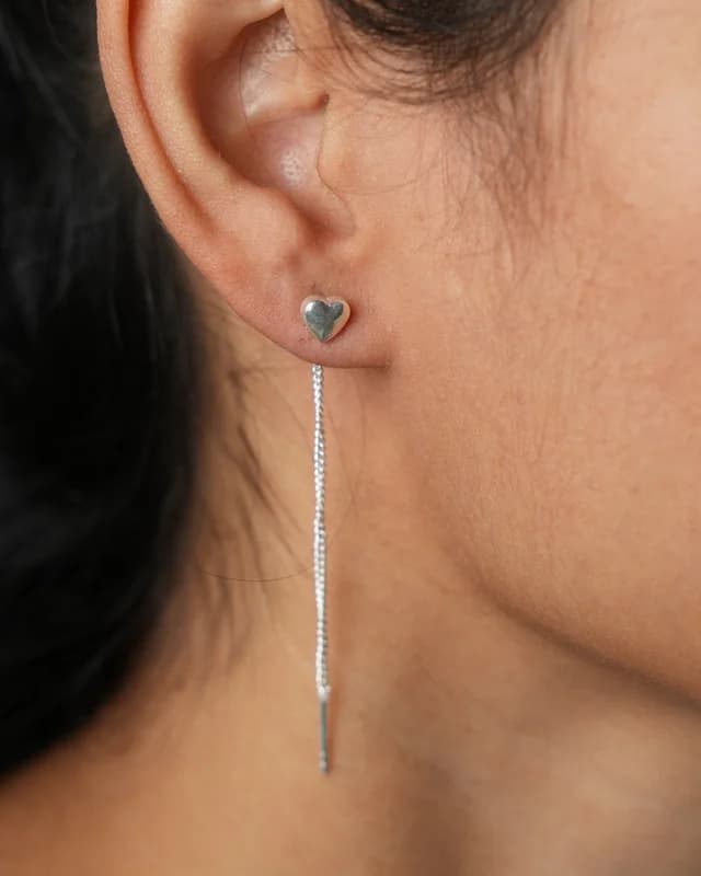 Silver Love Threaders