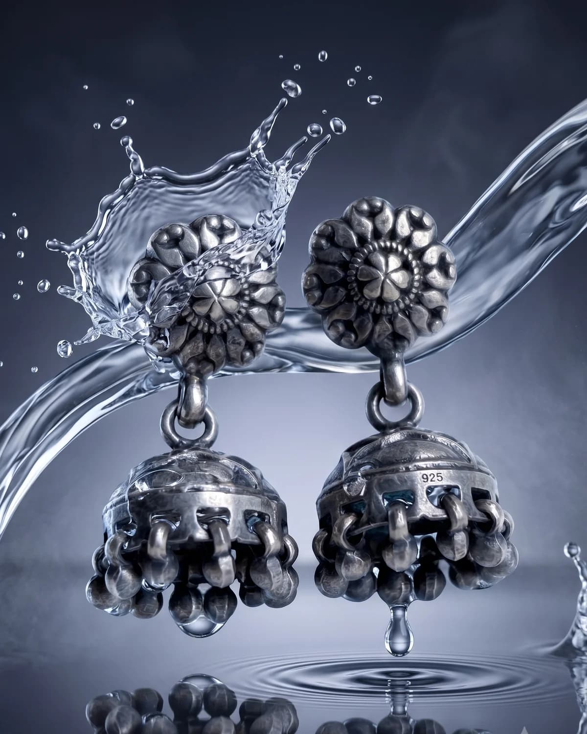 Flower Jhumka